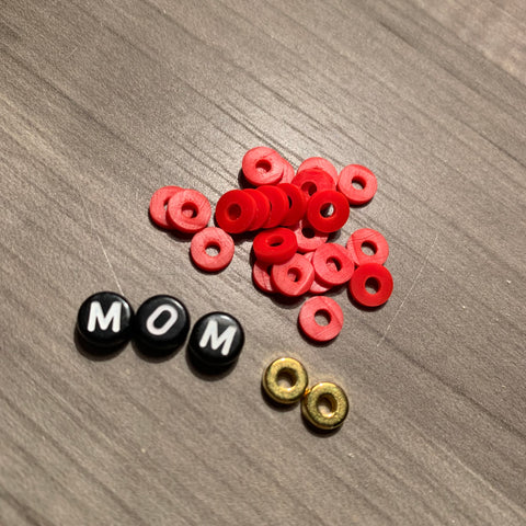 Custom Personalized Heishi Bead Bracelet