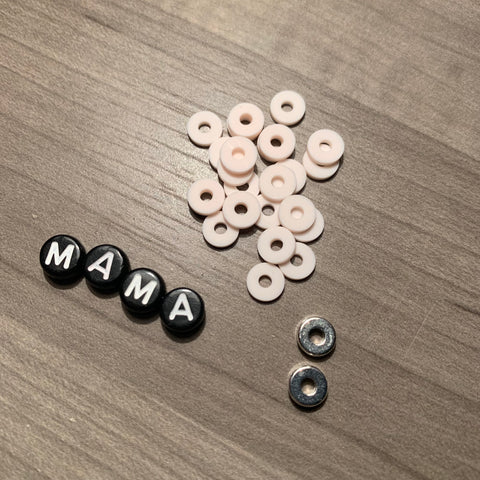 Custom Personalized Heishi Bead Bracelet