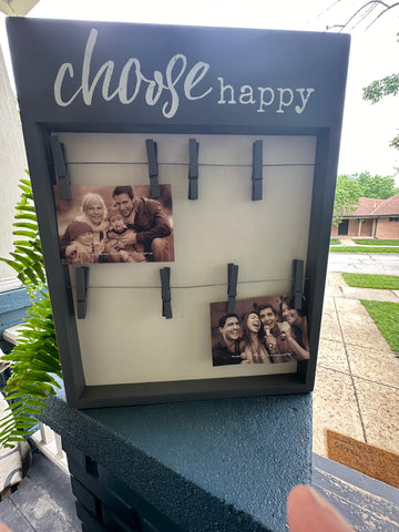 Choose Happy Picture & Memo Clip Board