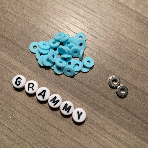 Custom Personalized Heishi Bead Bracelet