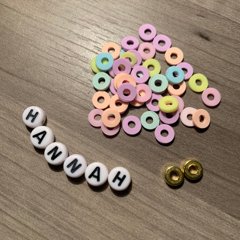 Custom Personalized Heishi Bead Bracelet
