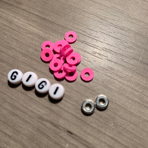 Custom Personalized Heishi Bead Bracelet