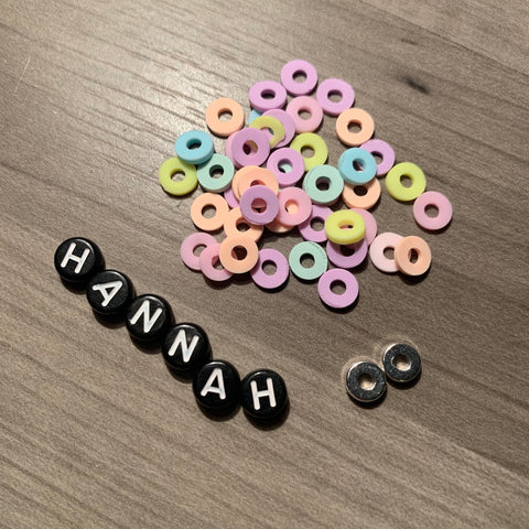Custom Personalized Heishi Bead Bracelet