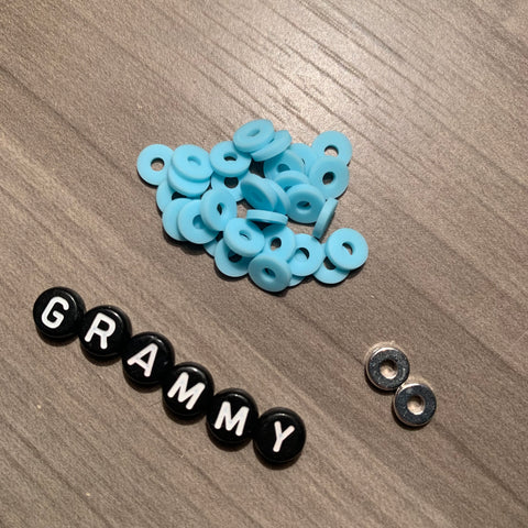 Custom Personalized Heishi Bead Bracelet