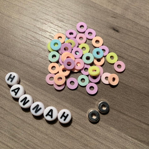 Custom Personalized Heishi Bead Bracelet