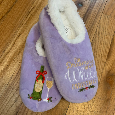 Holiday Snoozies Slippers