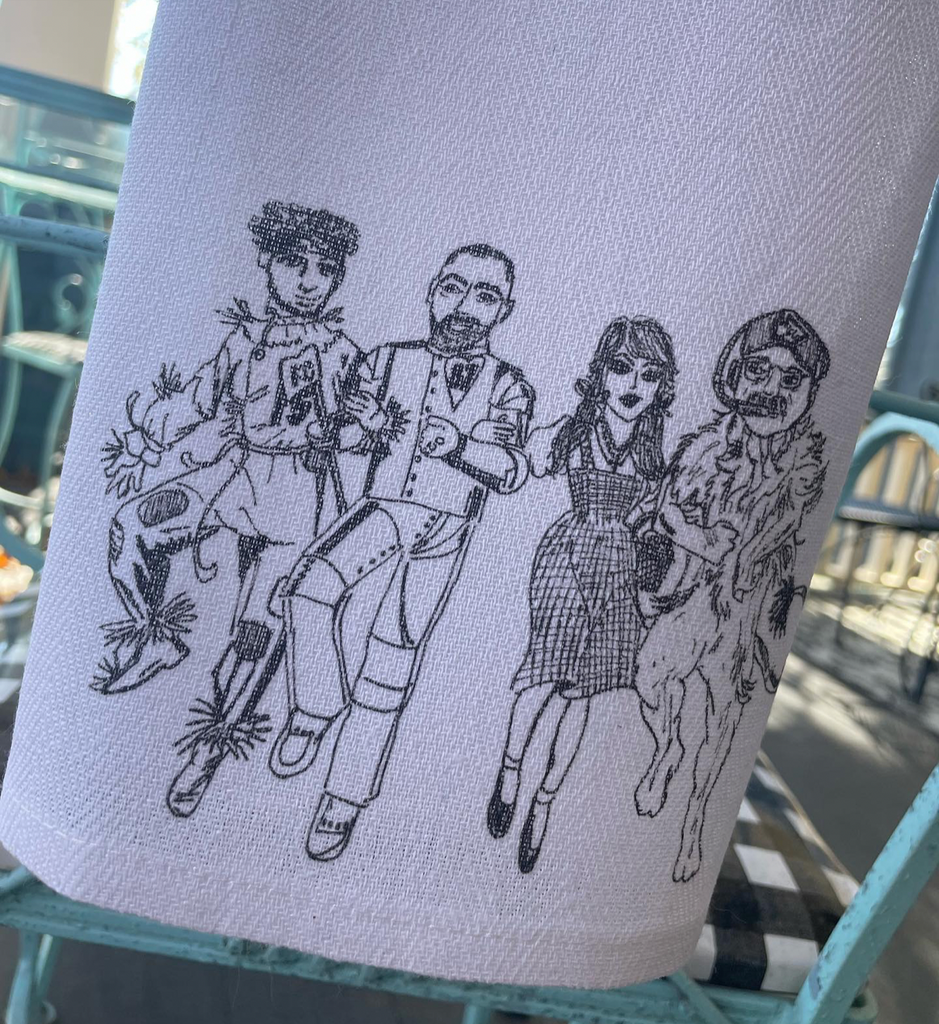 Chiefs/Wizard of Oz Tea Towel