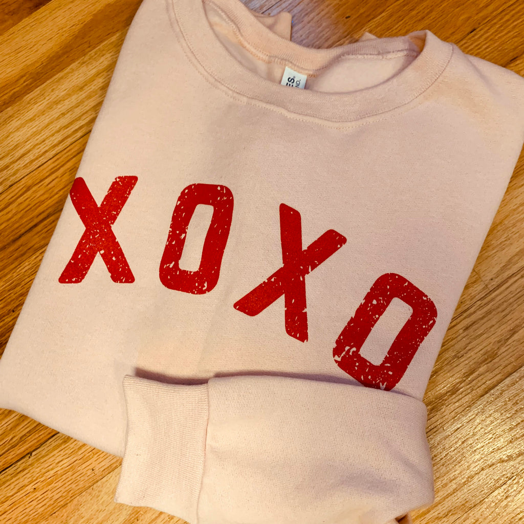 XOXO Pink Crewneck Sweatshirt