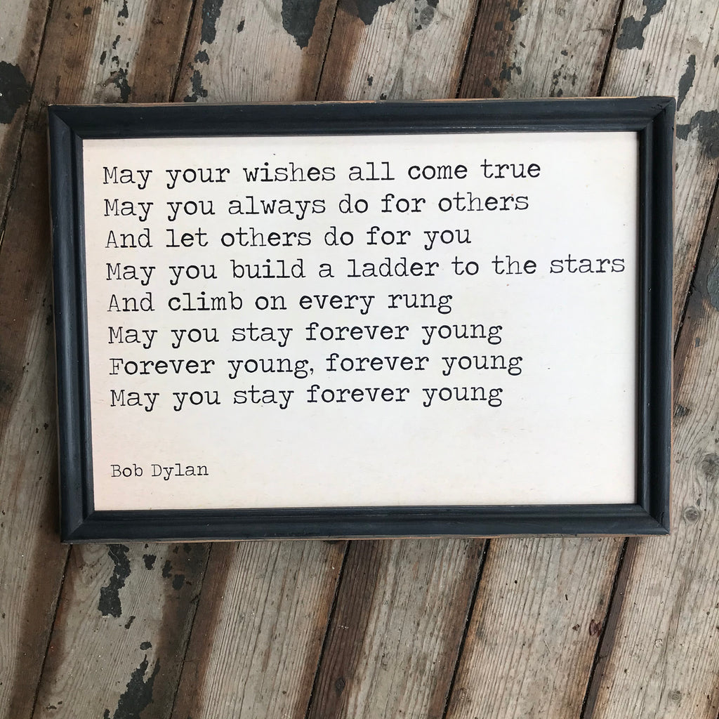 Forever Young Sign