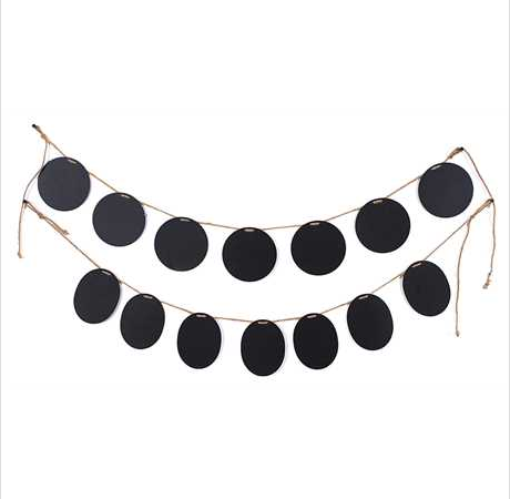 chalkboard garland