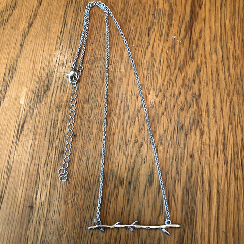 Silver Branch Necklace