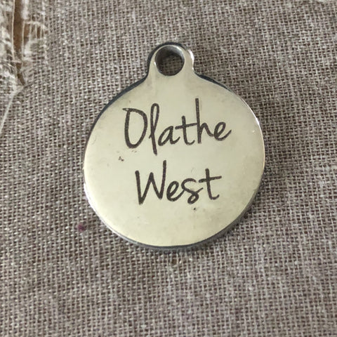 Olathe High School Silver Charms & Jewelry