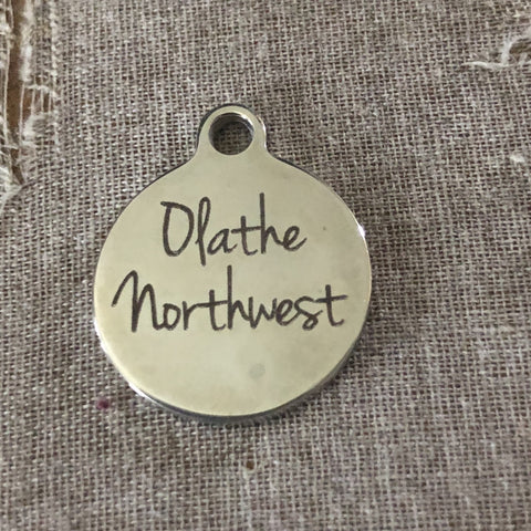 Olathe High School Silver Charms & Jewelry