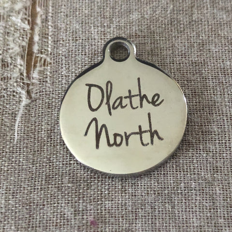 Olathe High School Silver Charms & Jewelry