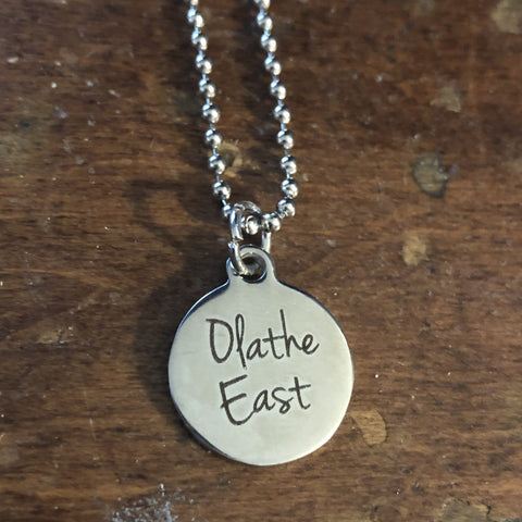 Olathe High School Silver Charms & Jewelry