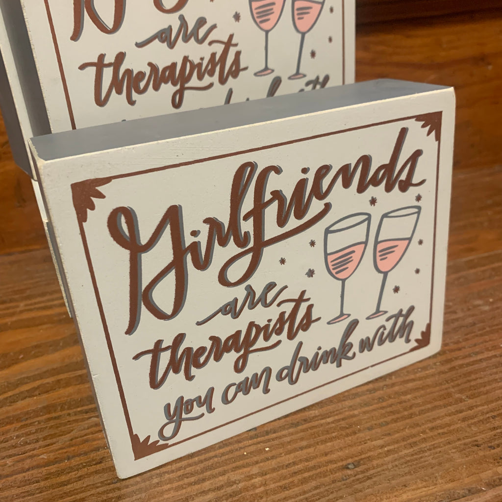 Girlfriends Box Sign