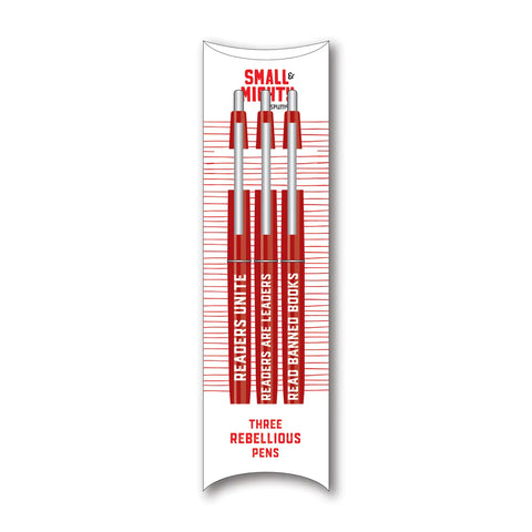 Rebellious Pens (3) Set - Red Small & Mighty