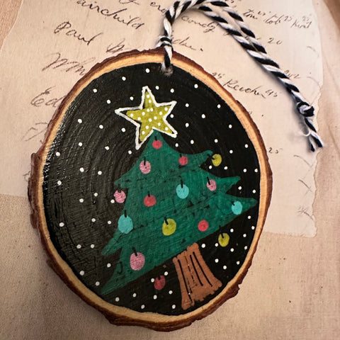 Wood Slice Ornament