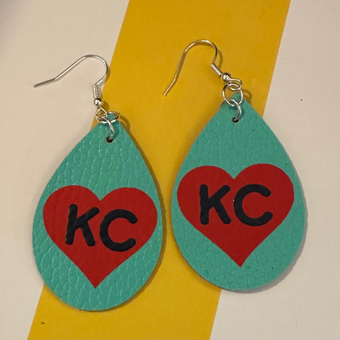 Kansas City Current Soccer Earrings