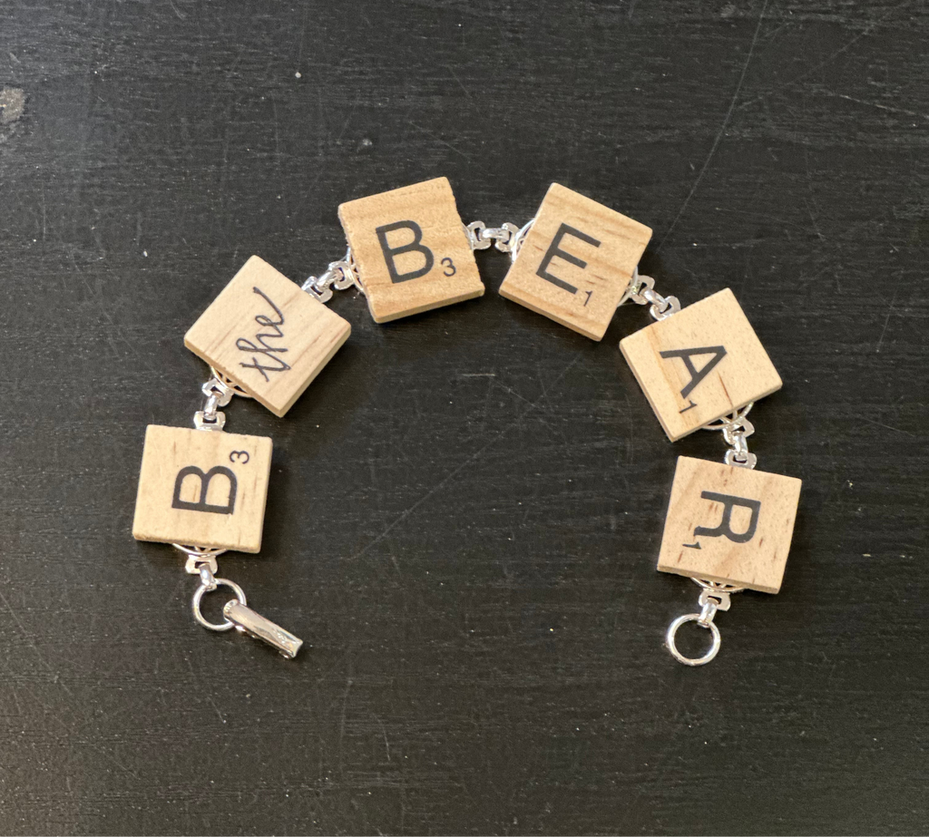 Be the Bear Scrabble Bracelet