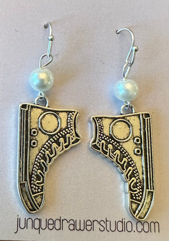 Chucks and Pearls Earrings (Kamala Harris)