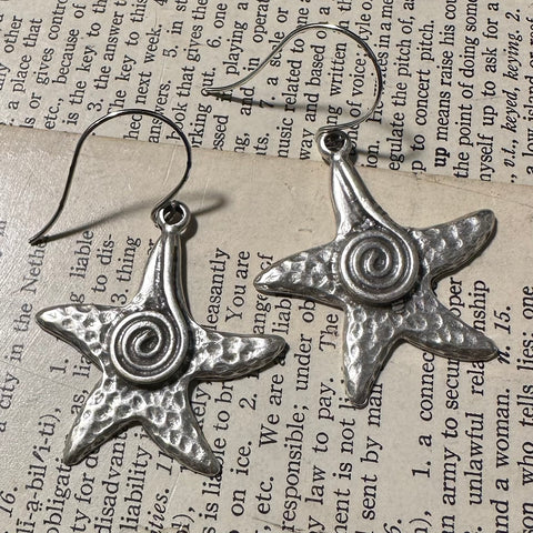 Starfish Swirl Earrings