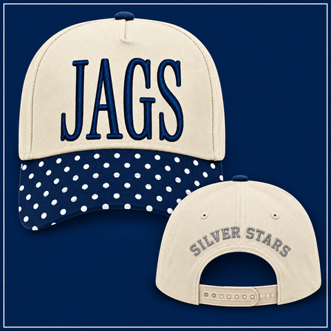 Jags Polka Dot+Silver Stars Classic Hat