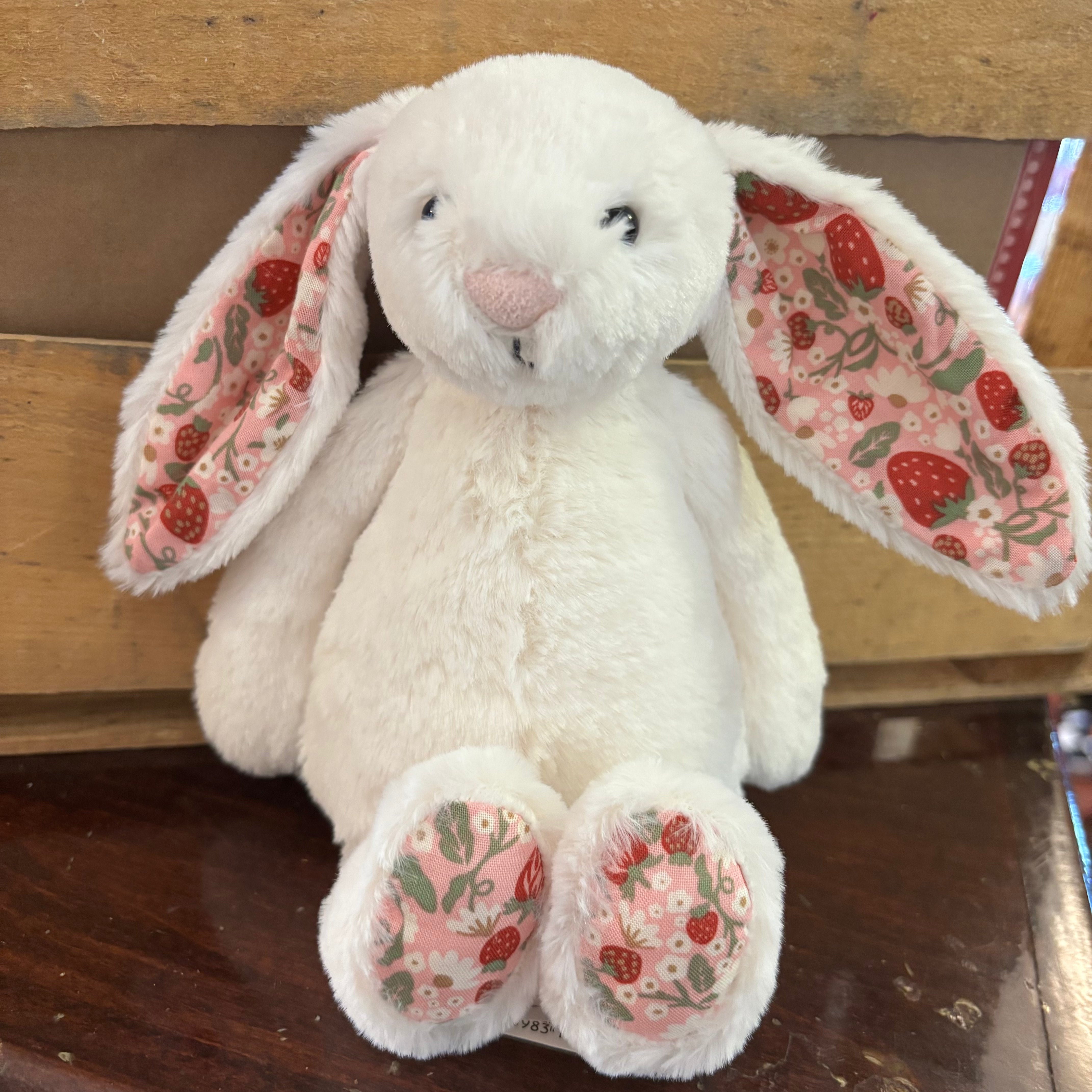 Blossom Cream Bunny 'Berry' – Junque Drawer Studio Blossom Cream Bunny 'Berry' – Junque Drawer Studio