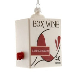 Boxed Wine Ornament