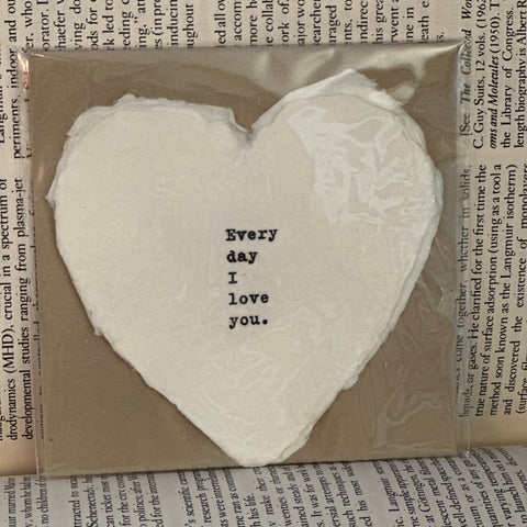 Heart Shaped Cards with Envelope