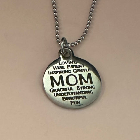 Mom's Necklace, Bracelet or Keyring