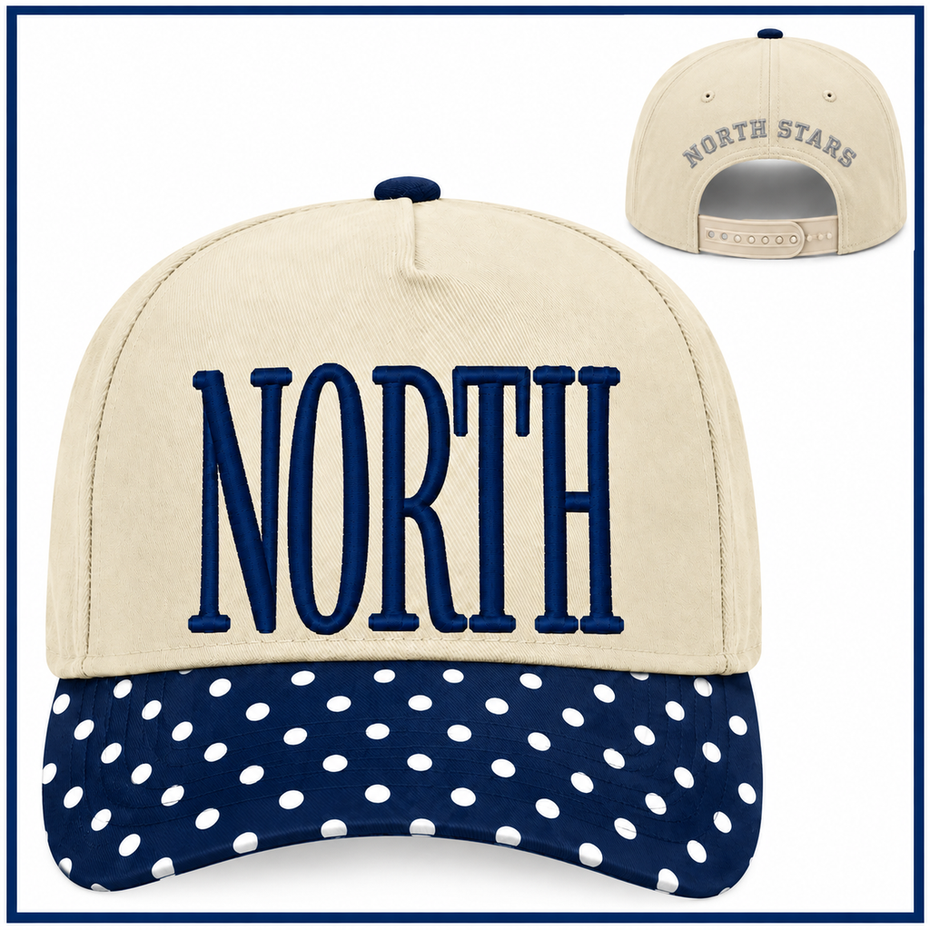 North Stars Polka Dot Hat