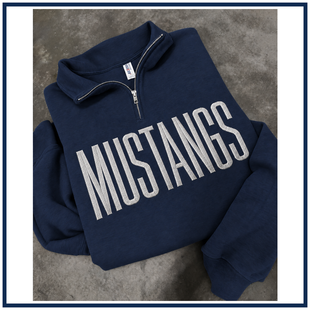 Mustangs Classic Collegiate Quarter-Zip