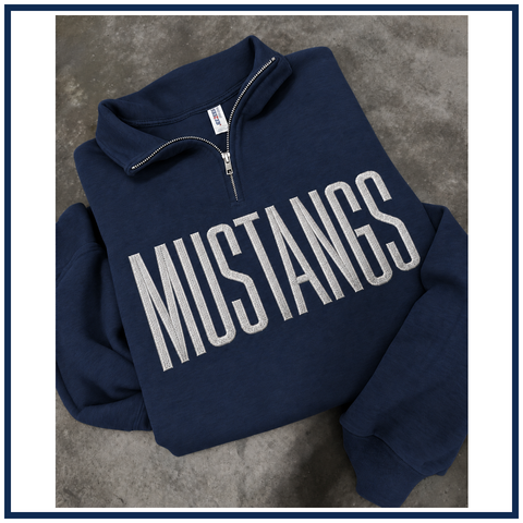 Mustangs Classic Collegiate Quarter-Zip
