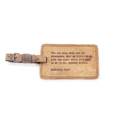 Leather Luggage Tags