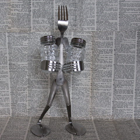 fork salt and pepper stand