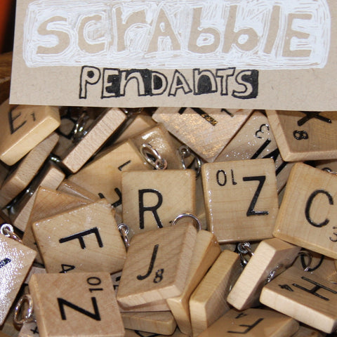 scrabble tile necklace