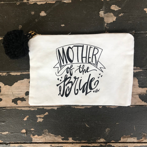 mother of the bride cosmetic bag