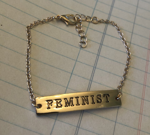 Feminist Bar Bracelet