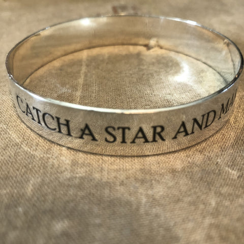 Catch A Star & Make A Wish Bangle Bracelet