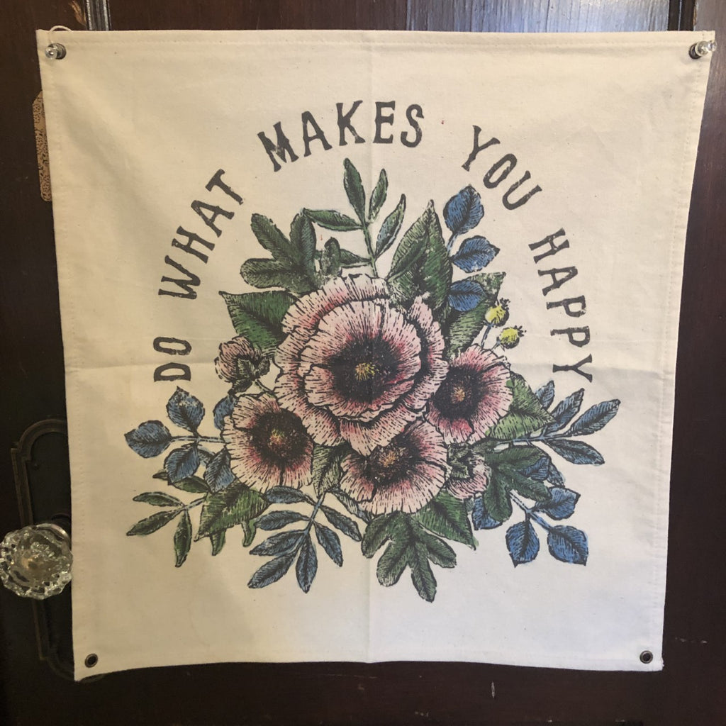Happy Floral Wall Hanging