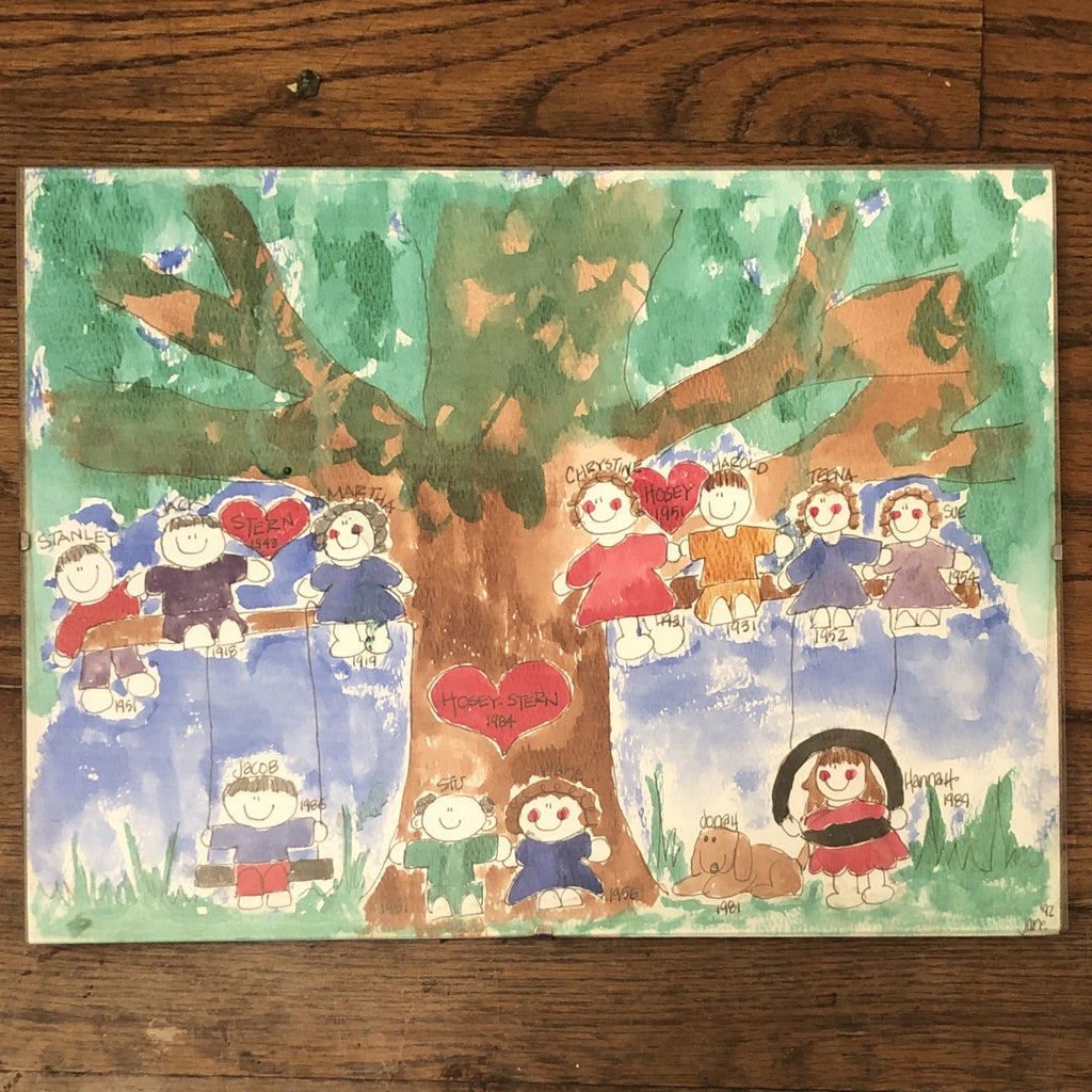 Family Tree - Watercolor Personalized