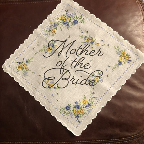 Mother of the Bride Handkerchief