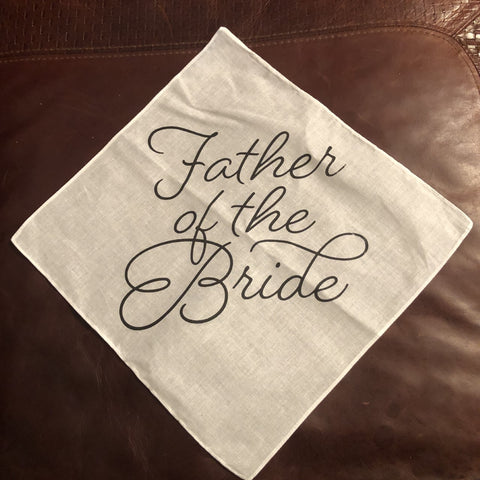 Father of the Bride Handkerchief