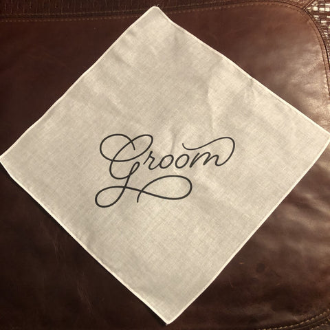 Groom Handkerchief